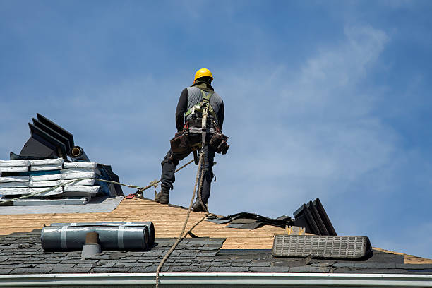 Professional Metal Roofing technician working in Uxbridge, MA